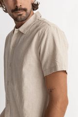 CLASSIC LINEN SS SHIRT - SAND 25