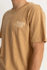 Livin Slub SS T-Shirt - Latte