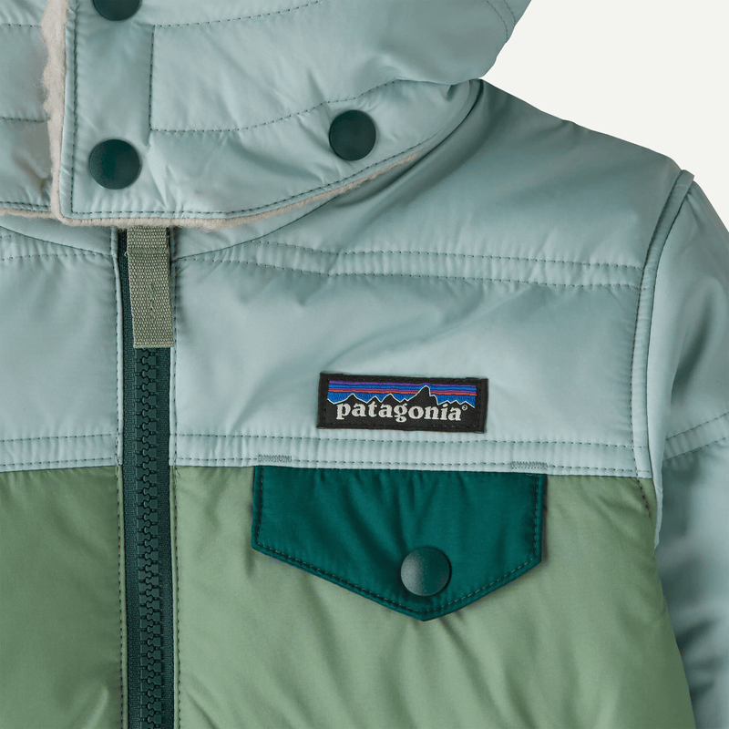 BABY REVERSIBLE TIBBLES HOODY - ELLWOOD GREEN