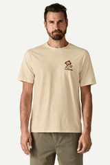 M'S BALANCE ORGANIC T-SHIRT - PEACE SEEDS: UNDYED NATURAL