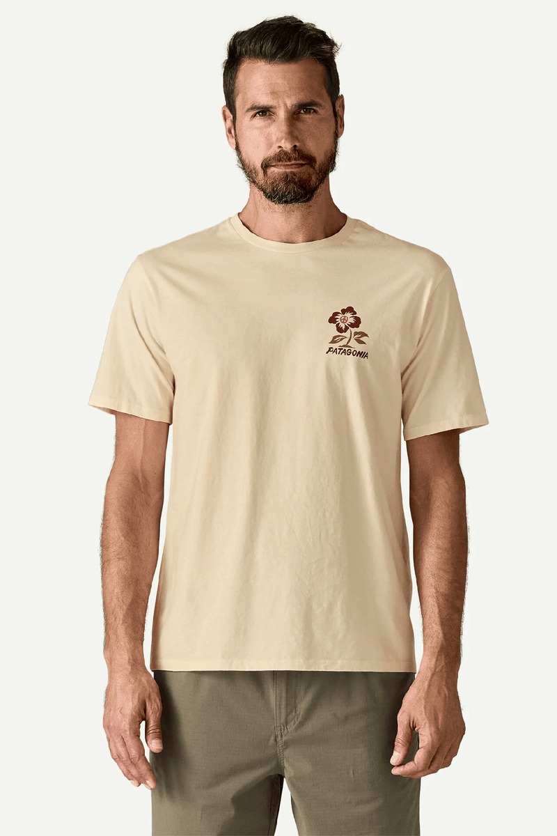 M'S BALANCE ORGANIC T-SHIRT - PEACE SEEDS: UNDYED NATURAL