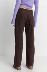 LULA LOW RISE PANT - CHOCOLATE 24FW