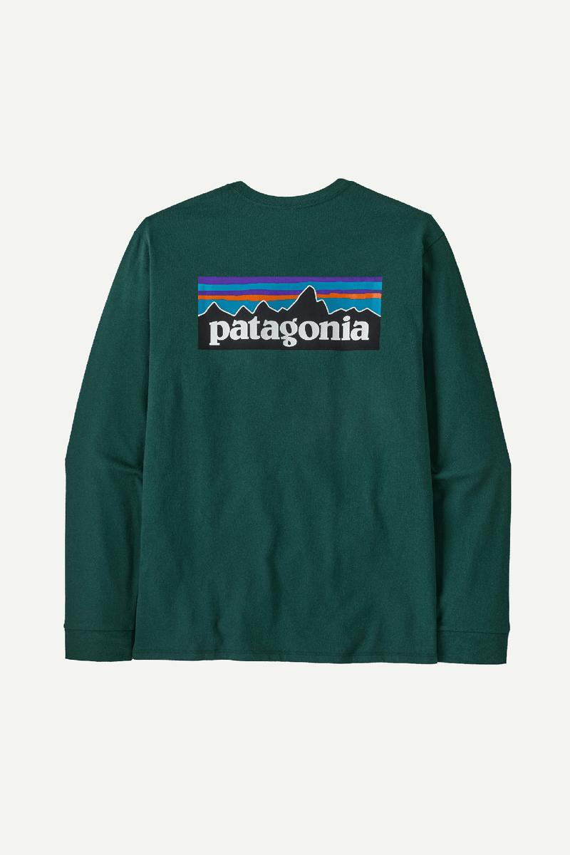 M'S L/S P-6 LOGO RESPONSIBILI-TEE - CASCADE GREEN