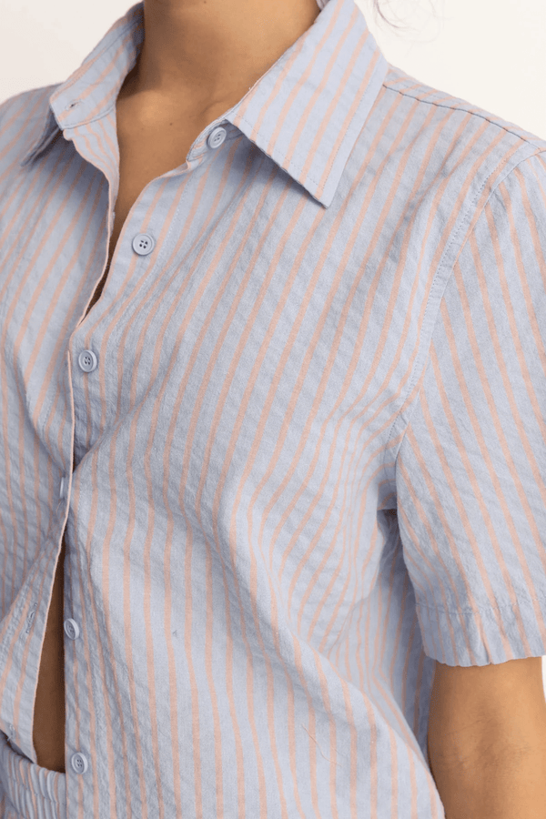 Paradiso Short Sleeve Shirt - Soft Blue