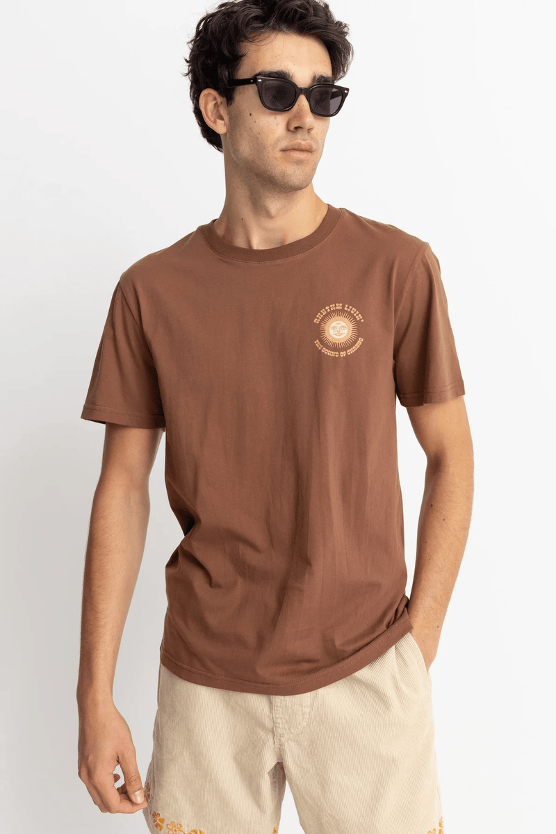 SUN LIFE SS T-SHIRT - CHOCOLATE