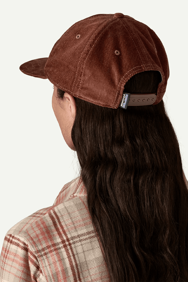 CORDUROY CAP - TEXT LOGO: OLD GROWTH GREEN