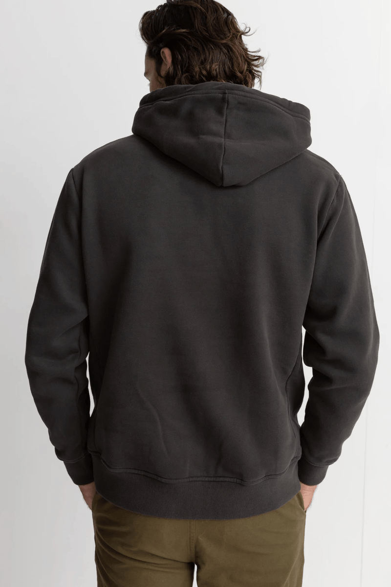 CLASSIC HOOD FLEECE - VINTAGE BLACK 24FW