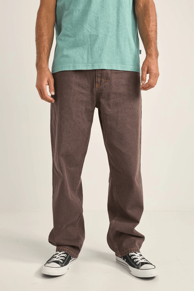 CHILE DENIM PANT - BROWN