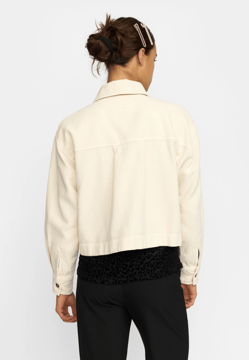 CROPPED SHIRT / 33101 - OFFWHITE