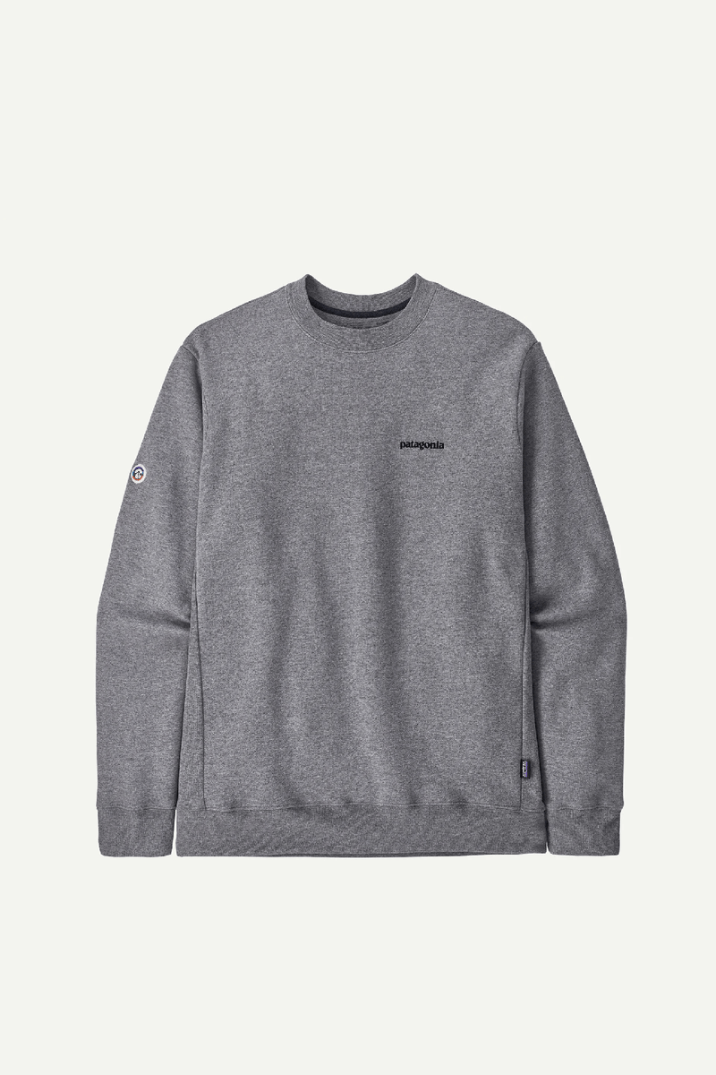 FITZ ROY ICON UPRISAL CREW SWEATSHIRT - GRAVEL HEATHER