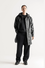 LONG CLASSIC RAIN JACKET WOMEN'S - BLACK