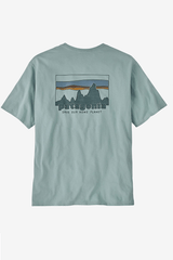 M'S 73 SKYLINE ORGANIC T-SHIRT - THERMAL BLUE