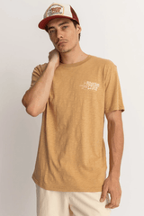 Livin Slub SS T-Shirt - Latte