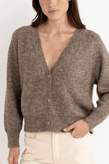 QUINN KNIT CARDIGAN - OATMEAL