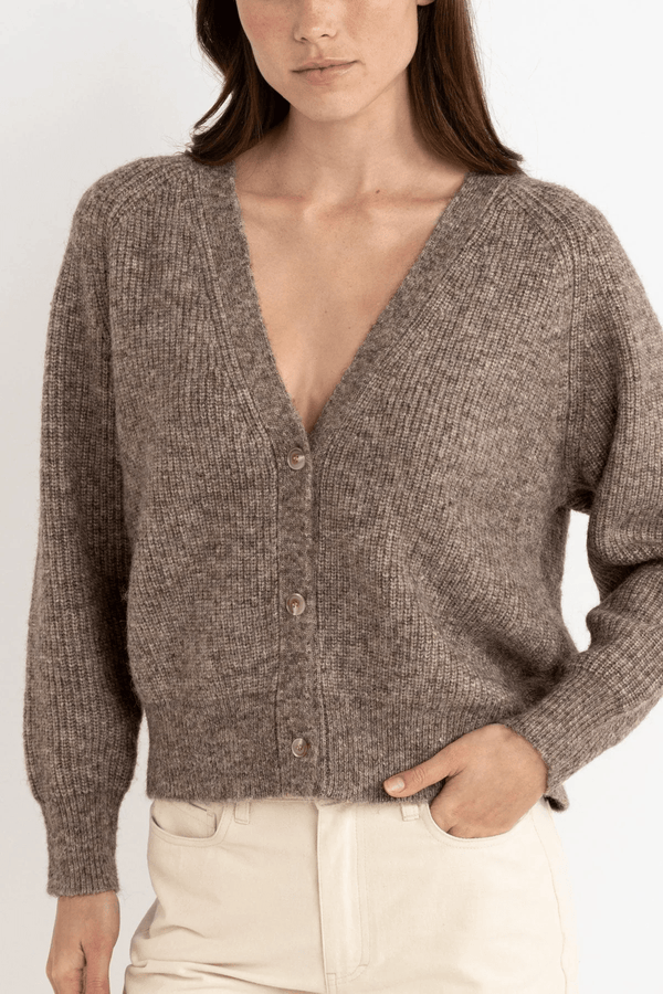QUINN KNIT CARDIGAN - OATMEAL