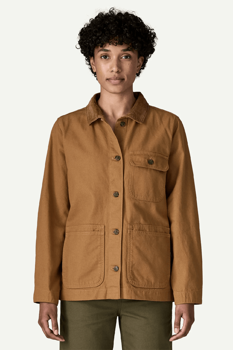 W'S POINT REYES CANVAS COAT - NEST BROWN