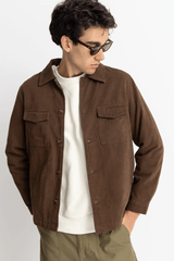 INSULATED OVERSHIRT - CHOCOLATE 24FW