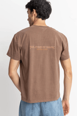 COSMIC BAND SS T-SHIRT - BROWN