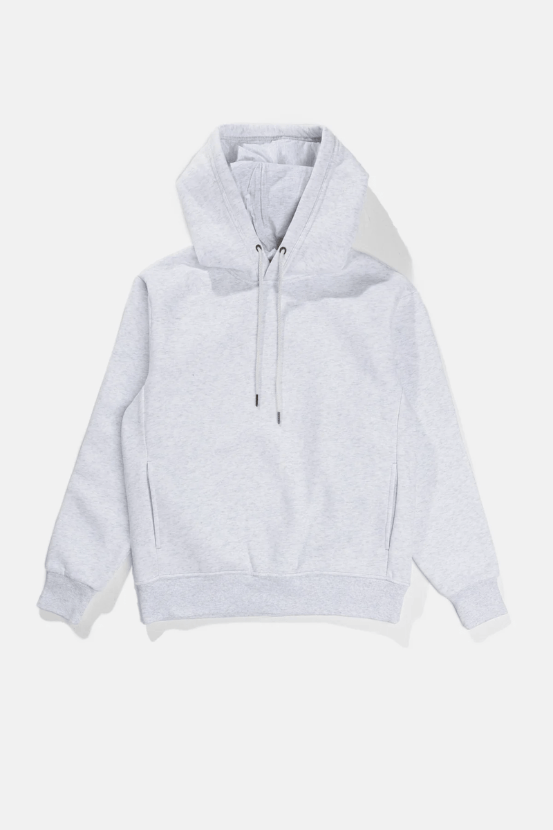 CLASSIC HOOD FLEECE - HEATHERED GREY 24FW