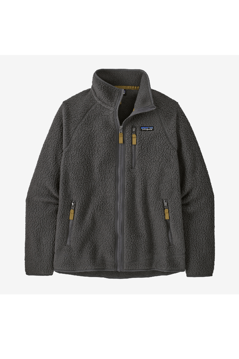 Men's Retro Pile Fleece Jacket - Forge Grey