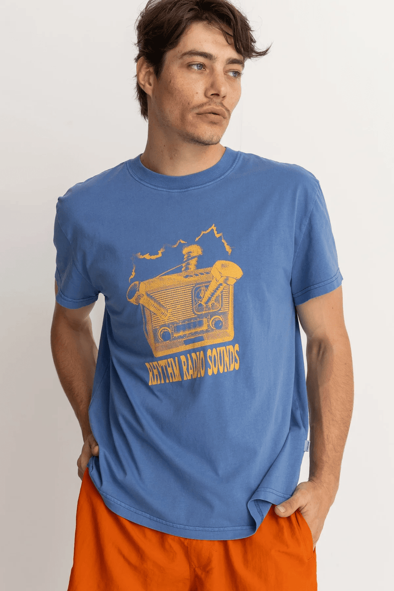 Radio Band SS T-Shirt - Cobalt