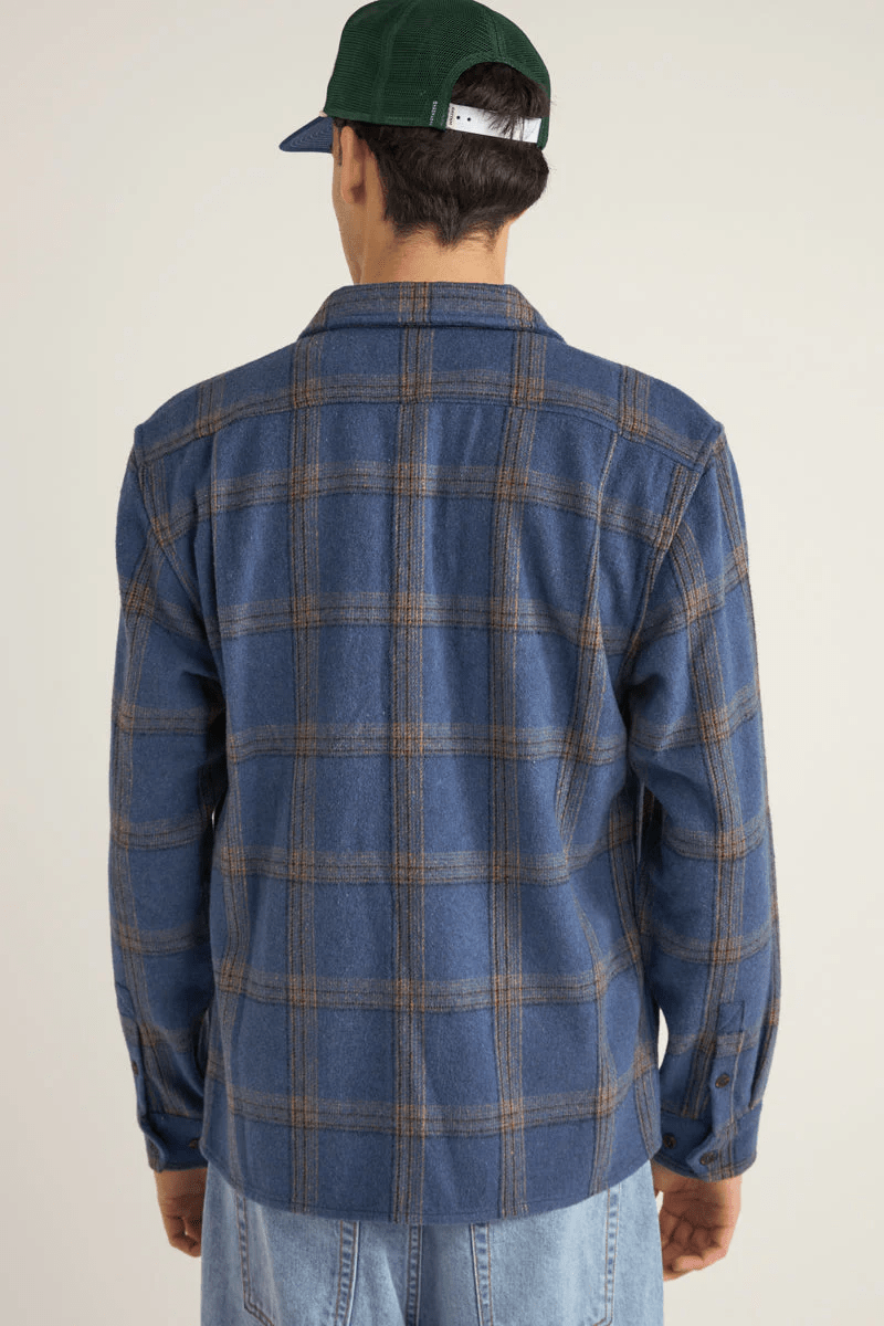 CHECK LS SHIRT - BLUE