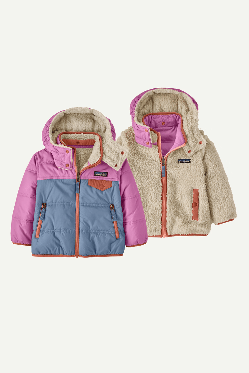 BABY REVERSIBLE TIBBLES HOODY - BARNACLE BLUE