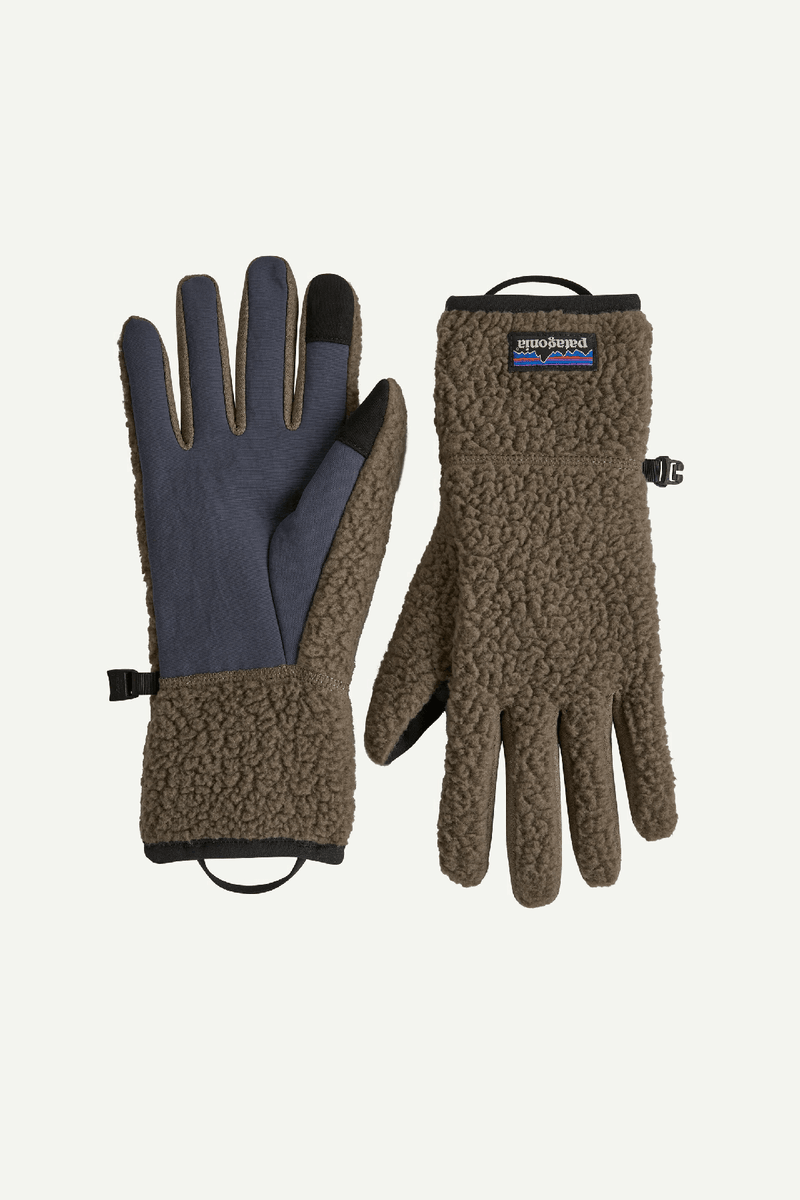 RETRO PILE GLOVES - MARLOW BROWN