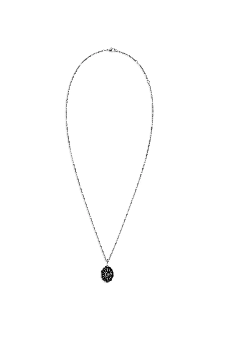 Twojeys Midnight Necklace Silver