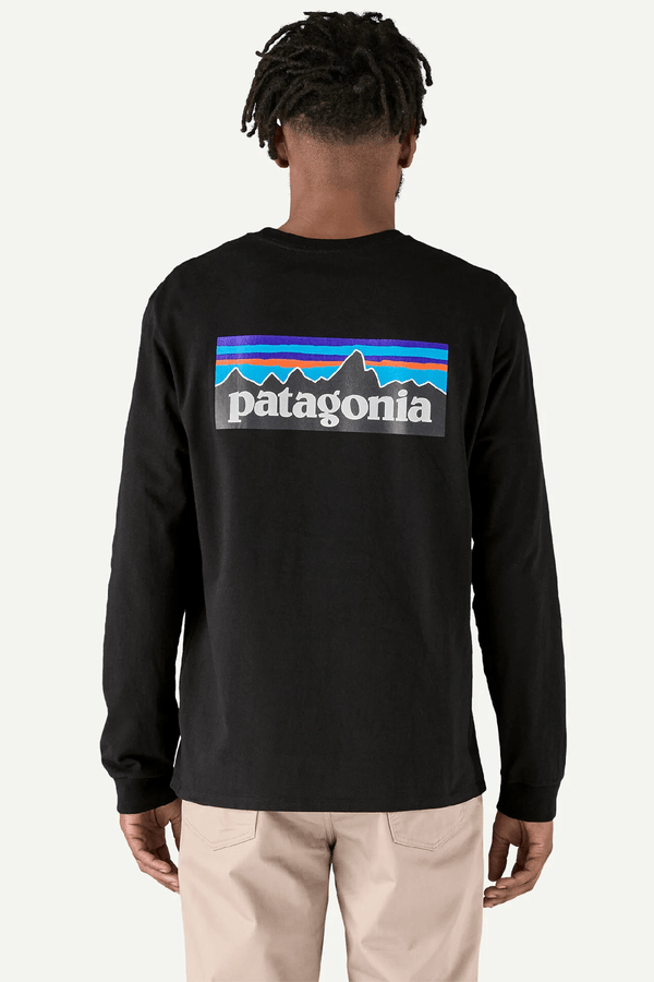 M'S L/S P-6 LOGO RESPONSABILI-TEE - BLACK