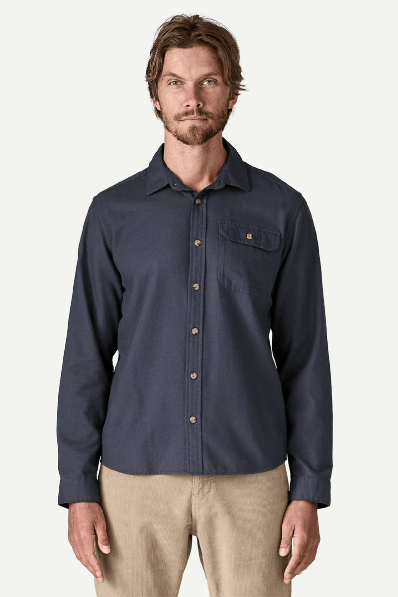 M'S L/S LW FJORD FLANNEL SHIRT - SMOLDER BLUE