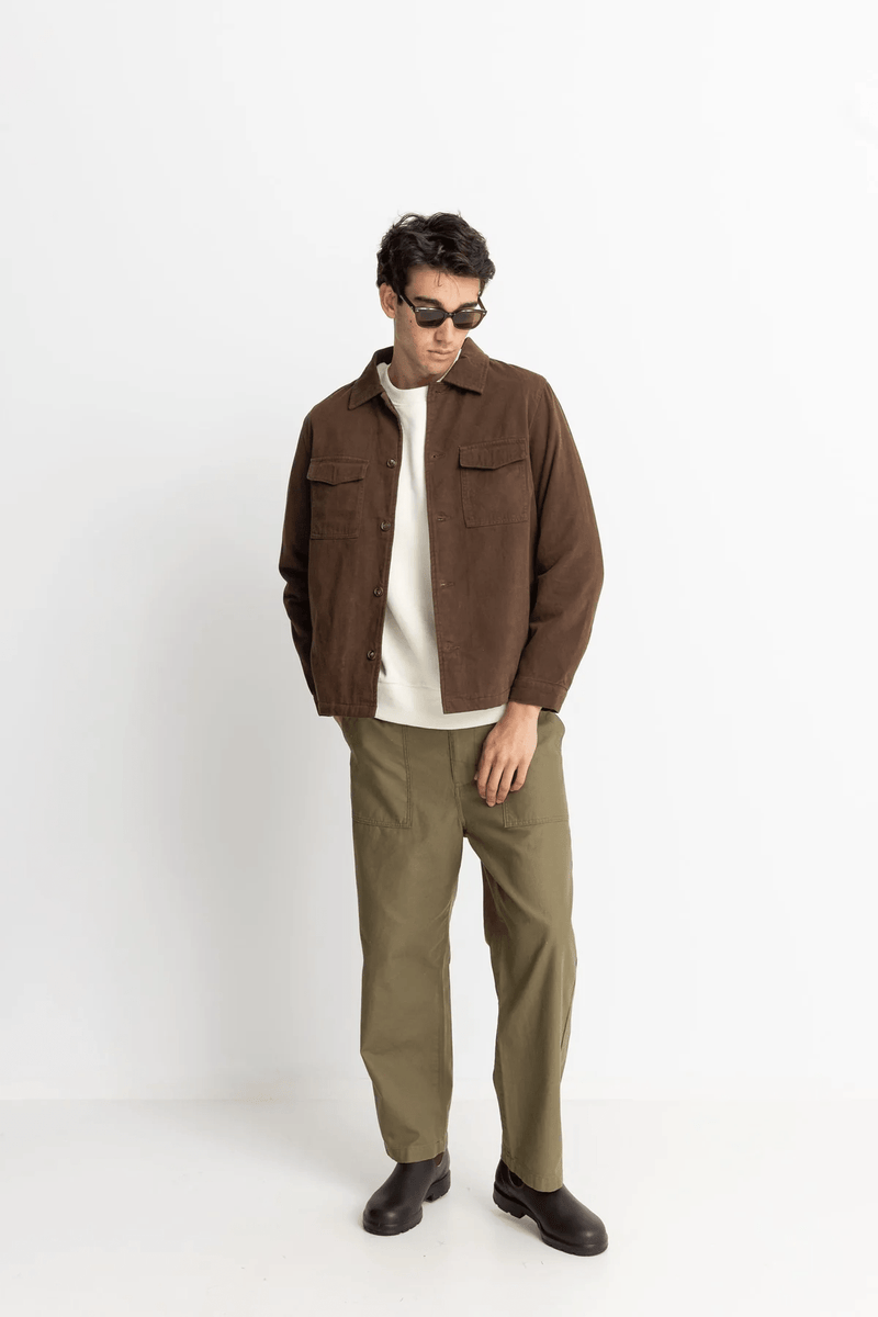 INSULATED OVERSHIRT - CHOCOLATE 24FW