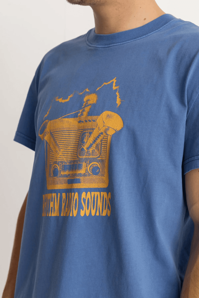 Radio Band SS T-Shirt - Cobalt