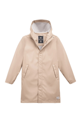 LONG CLASSIC RAIN JACKET WOMEN'S COBBLESTONE FW24