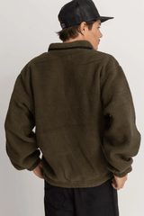 Sherpa Pullover - Olive