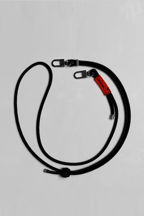 Topologie Wares Straps 6.0mm Rope Strap Black