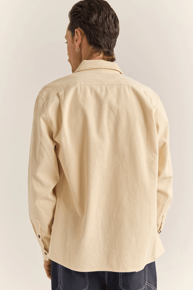 CORDUROY LS SHIRT - NATURAL