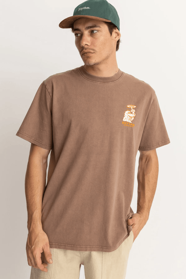 Sun Kissed Vintage SS T-Shirt - Brown