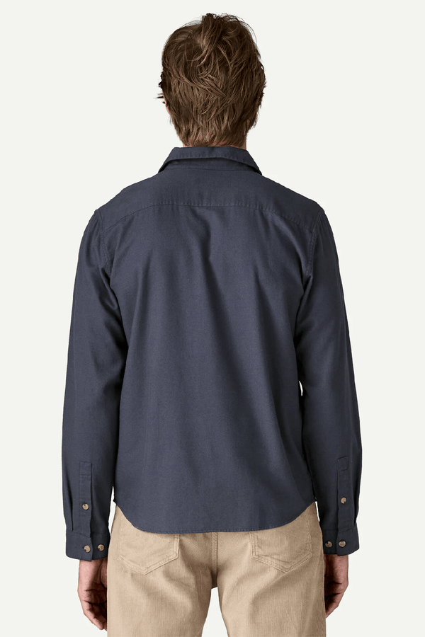 M'S L/S LW FJORD FLANNEL SHIRT - SMOLDER BLUE