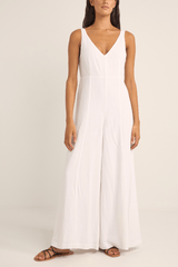 KIKI WIDE LEG JUMPSUIT - WHITE