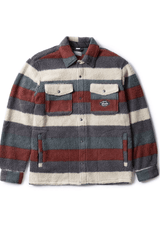 PEAKS SHERPA ECO WOVEN SHIRT - FIRED BRICK 24FW