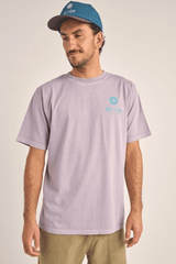 RECORD VINTAGE SS T-SHIRT - PLUM