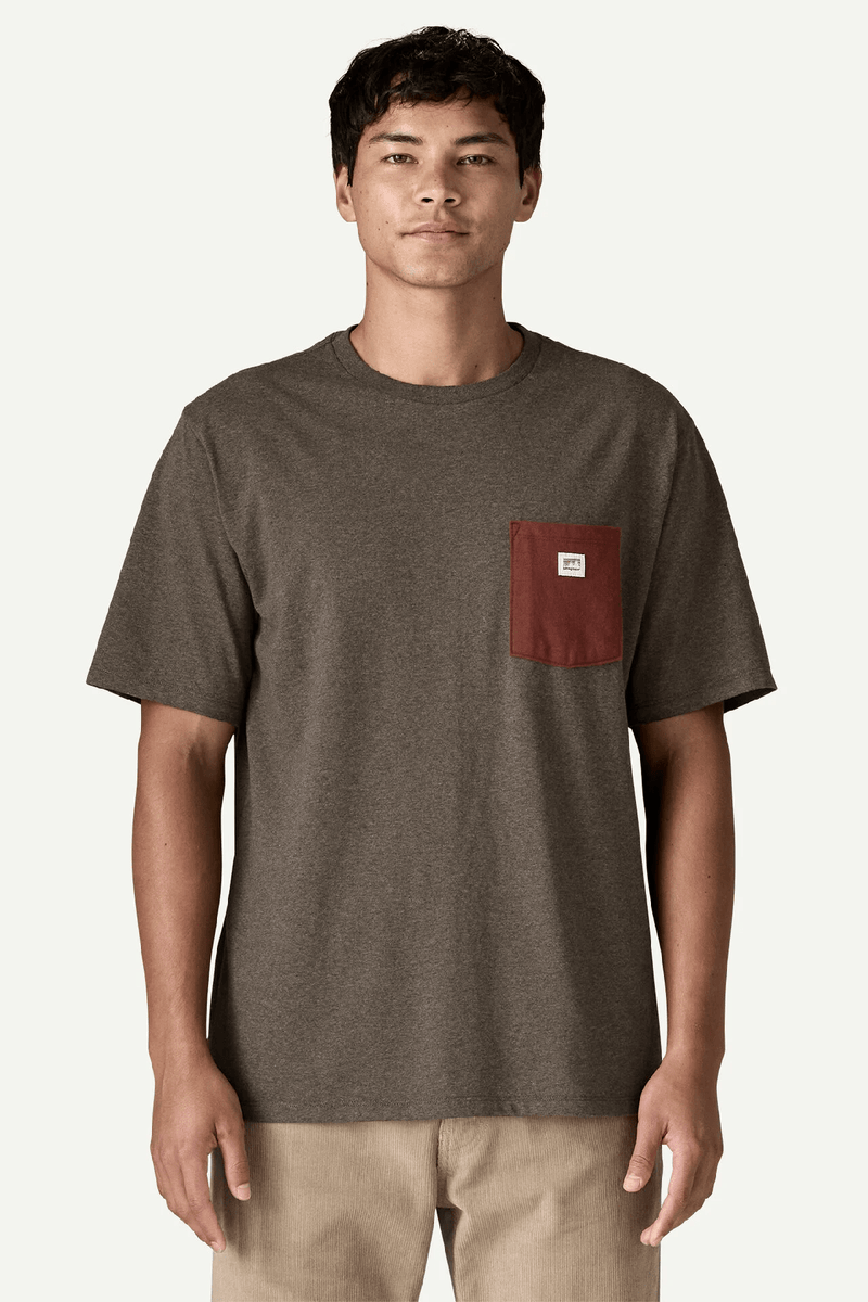 M'S SHOP STICKER POCKET - MARLOW BROWN