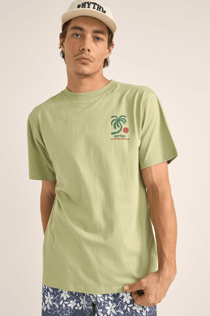 TREES SS T-SHIRT - PISTACHIO