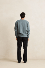 CLASSIC FLEECE CREW - SILVER PINE