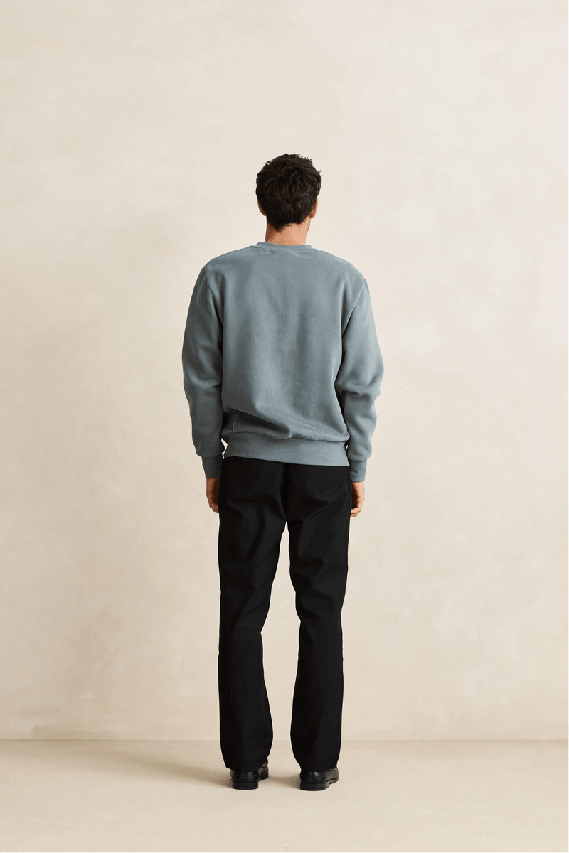 CLASSIC FLEECE CREW - SILVER PINE