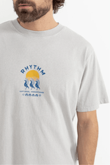 NATURAL VIBRATION VINTAGE T-SHIRT - STONE