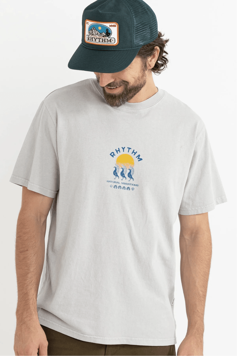 NATURAL VIBRATION VINTAGE T-SHIRT - STONE