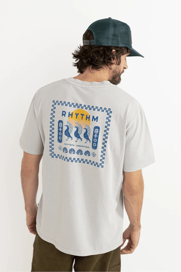 NATURAL VIBRATION VINTAGE T-SHIRT - STONE