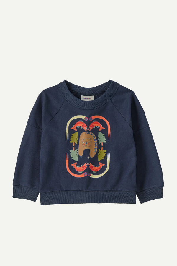 BABY CREW SWEATSHIRT - STREAMBEAM: NEW NAVY